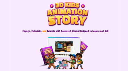 3D Kids Animation Story PLR